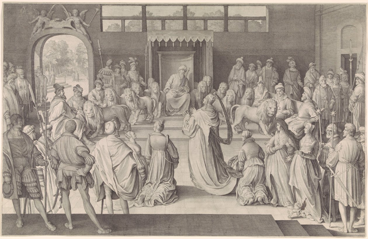 Salomon reçoit la reine de Saba - Nicolaes de Bruyn