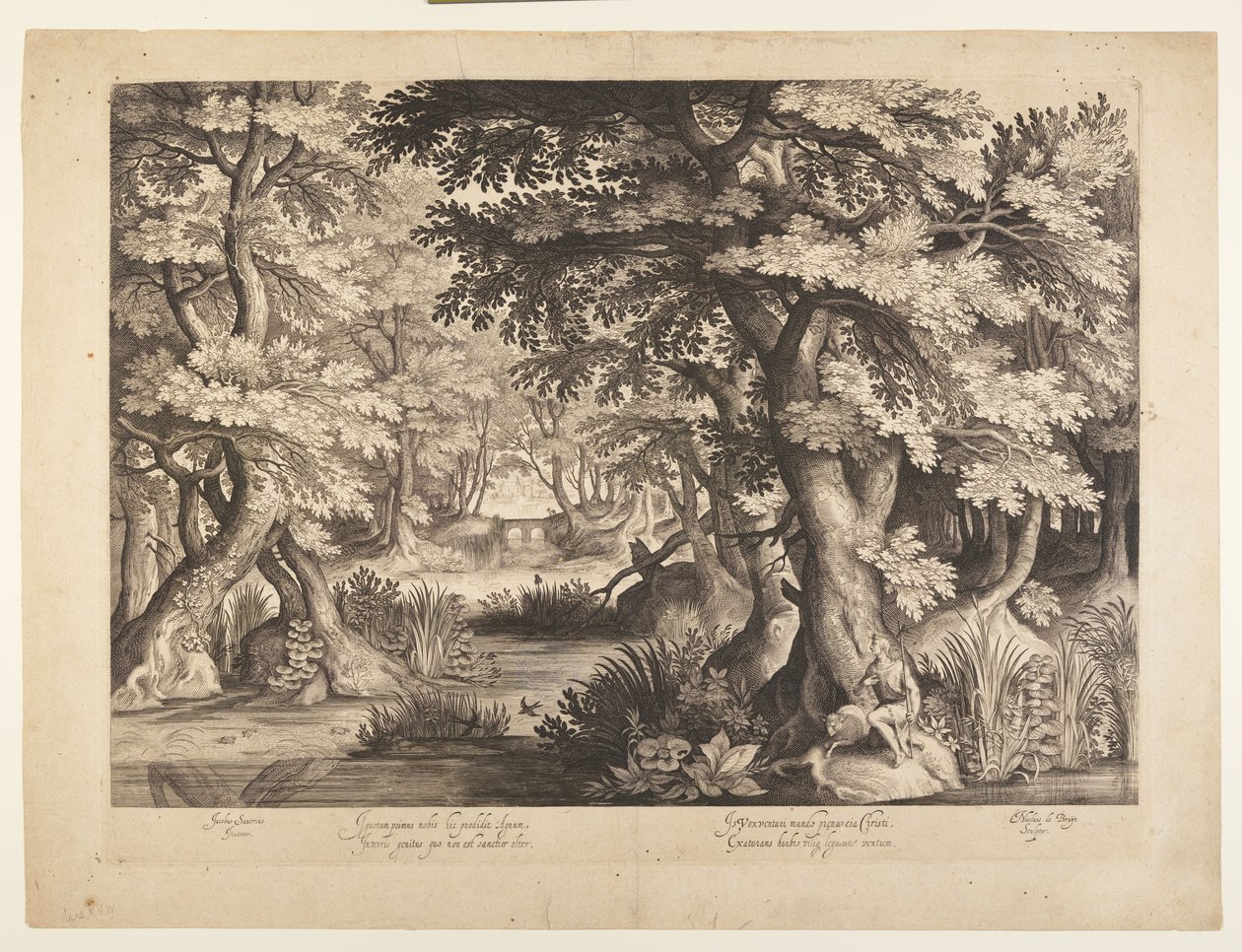 Saint Jean Baptiste dans le désert - Nicolaes de Bruyn