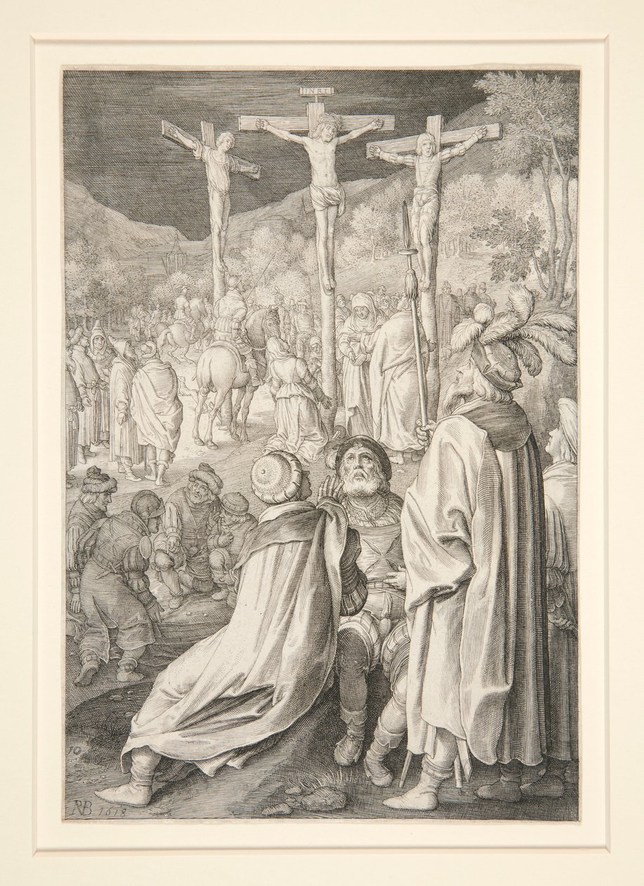 La Crucifixion (Série de la Passion) - Nicolaes de Bruyn