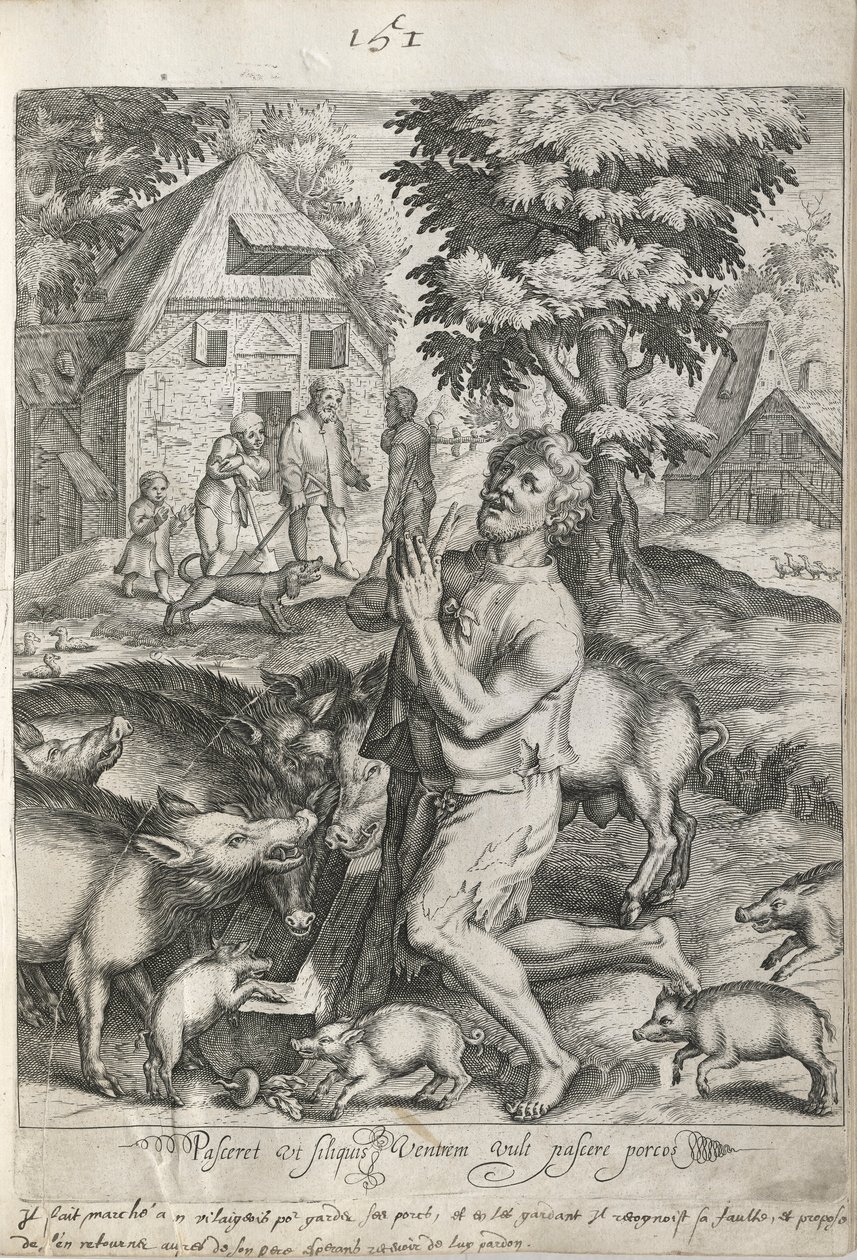 Le fils prodigue parmi les porcs, planche 5 de L