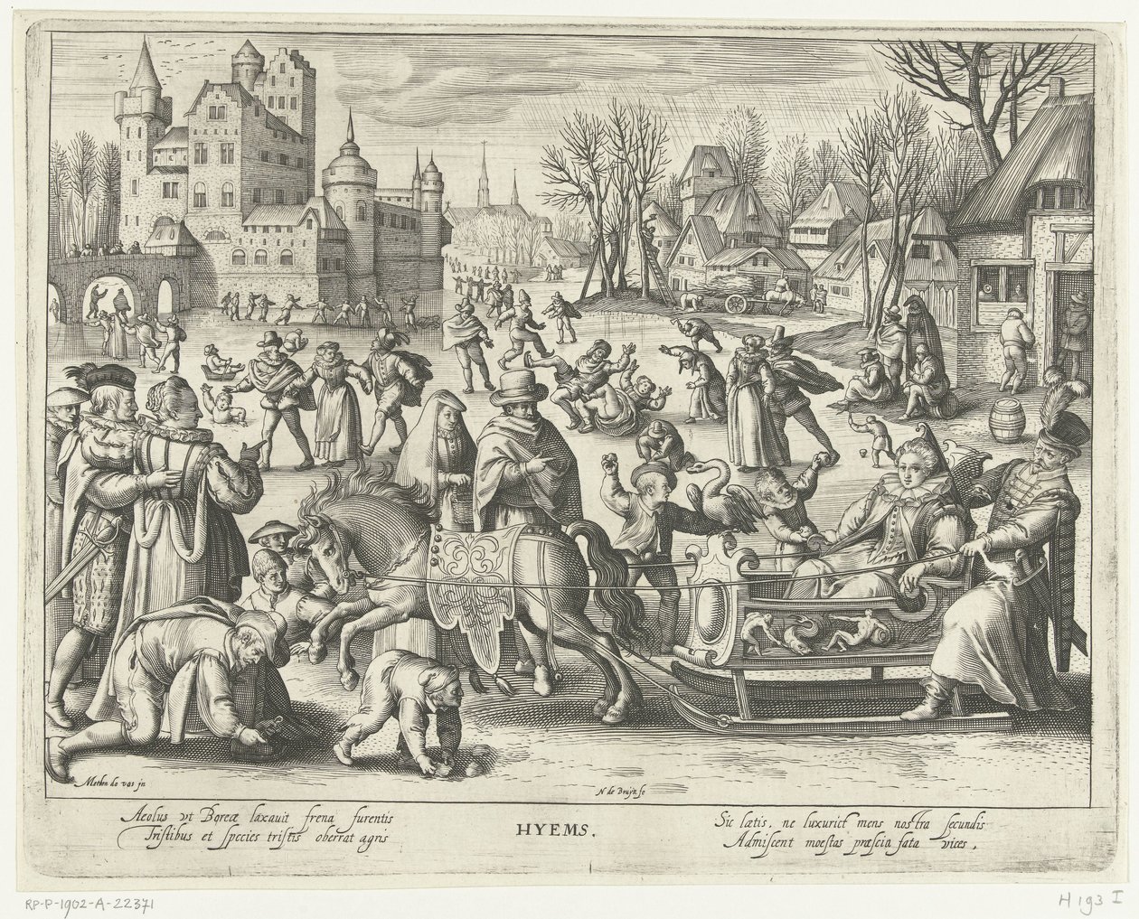 Hiver - Nicolaes de Bruyn