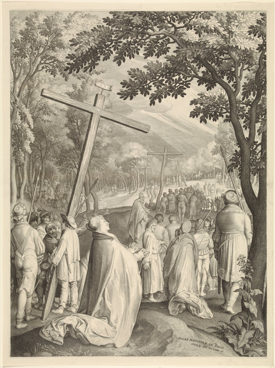 Voile de Véronique (Passion du Christ) - Nicolaes de Bruyn