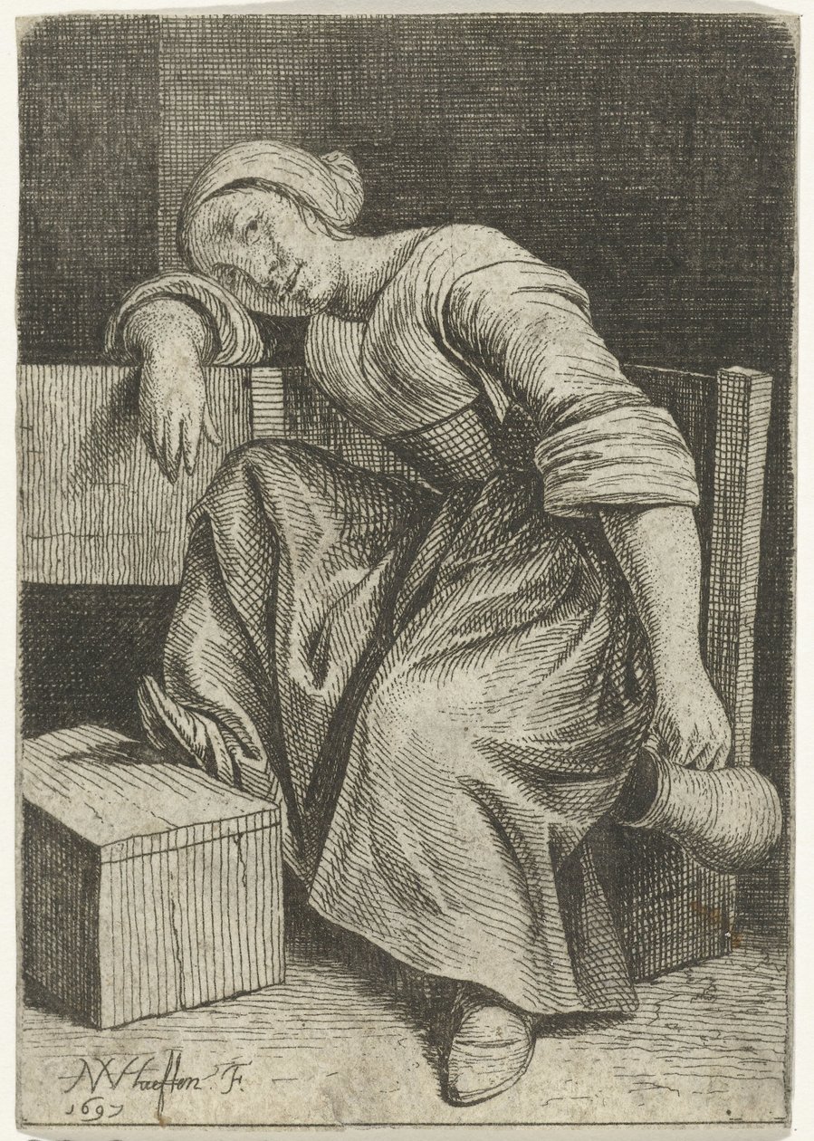 Jeune femme avec une cruche à la main - Nicolaes van Haeften