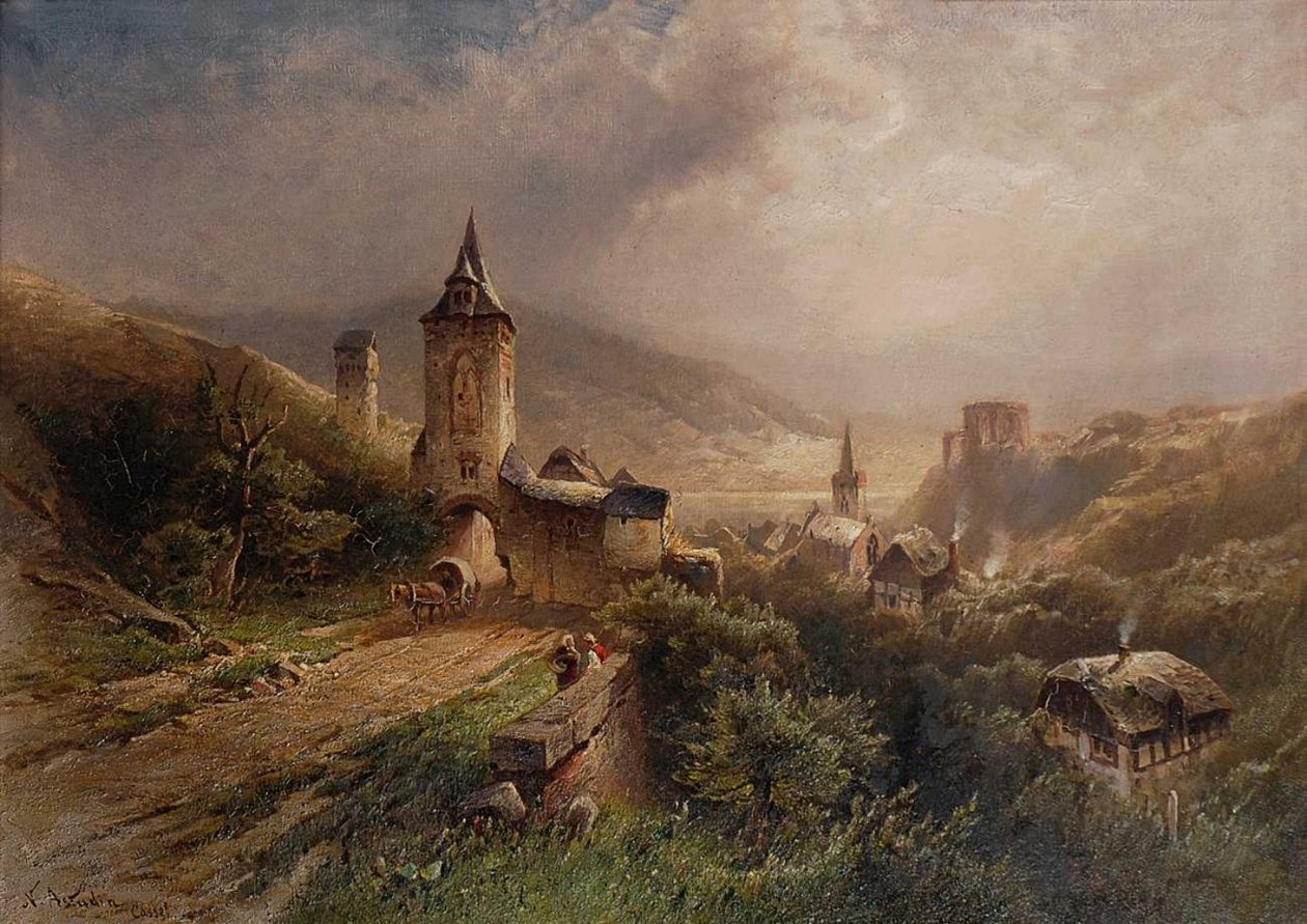 La porte Steeger à Bacharach sur le Rhin - Nicolai Astudin