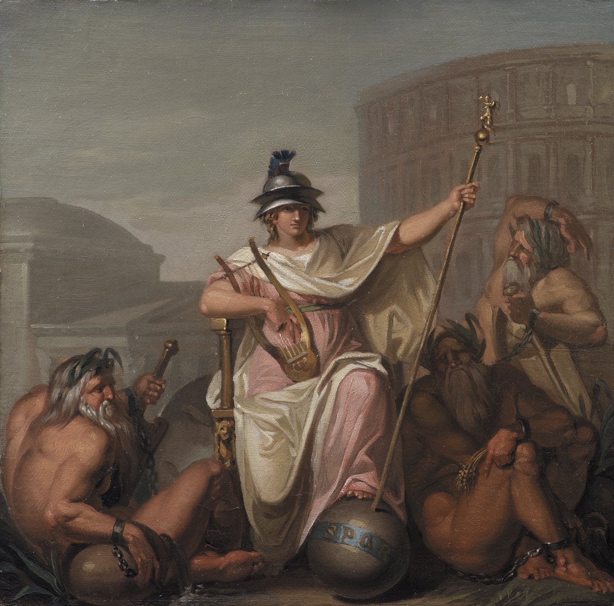 Rome comme maîtresse du monde - Nicolai Abildgaard