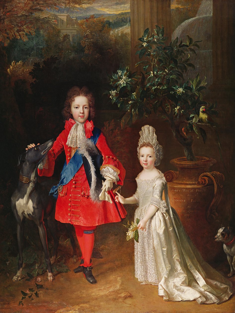 Prince James Francis Edward Stuart et Princesse Maria Theresa Stuart, 1695 - Nicolas de Largillière