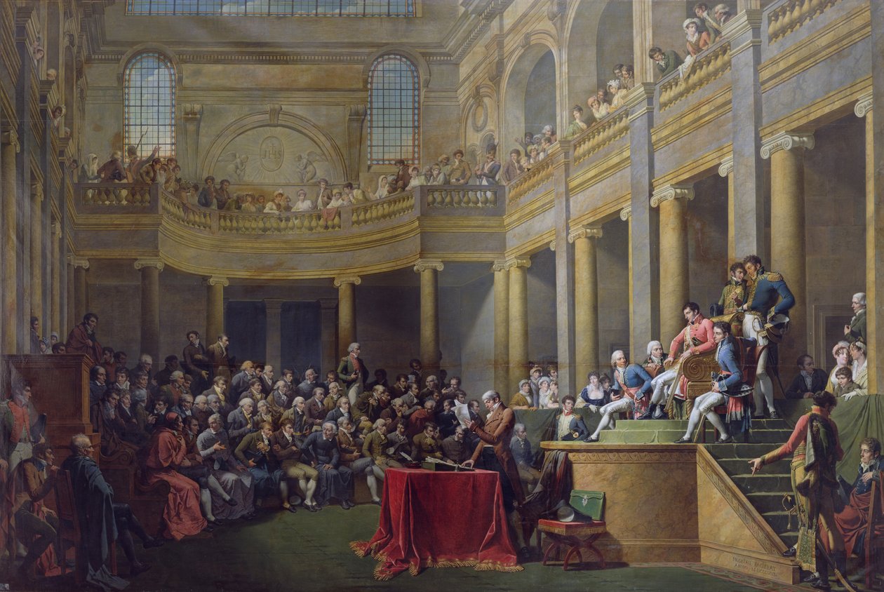 Le Comité de Lyon, 26 janvier 1802, 1808 - Nicolas Andre Monsiau