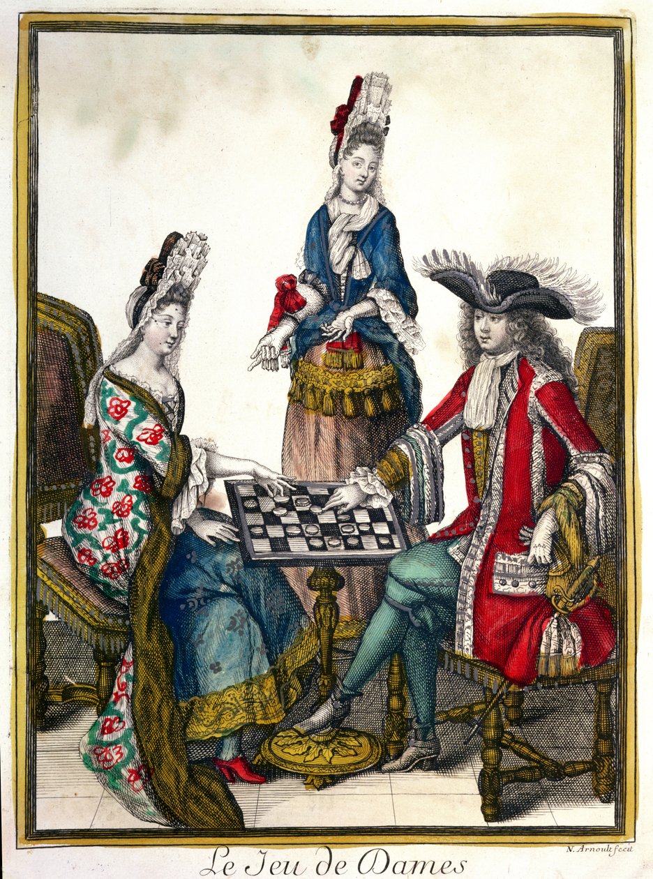 Le Jeu de Dames, fin du XVIIe siècle début du XVIIIe - Nicolas Arnoult
