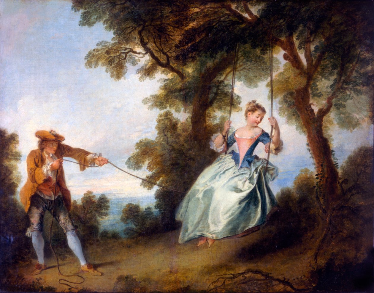 La balançoire, 1730 - Nicolas Lancret