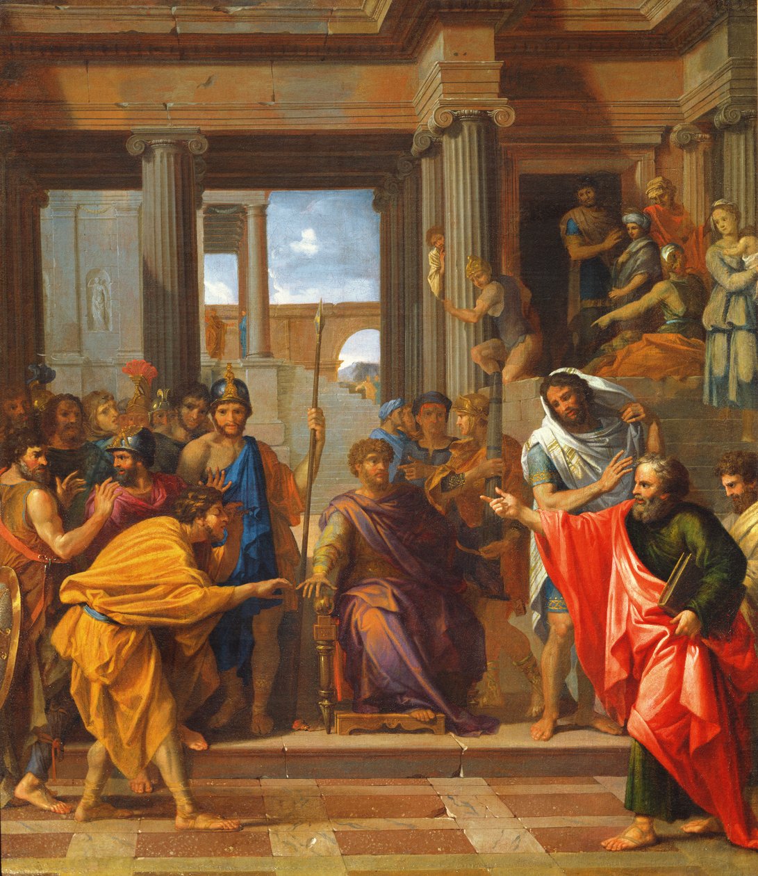 Étude préparatoire représentant le Miracle de Saint Paul, l