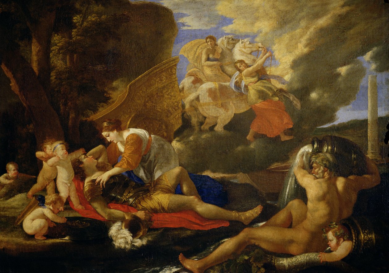 Renaud et Armide - Nicolas Poussin
