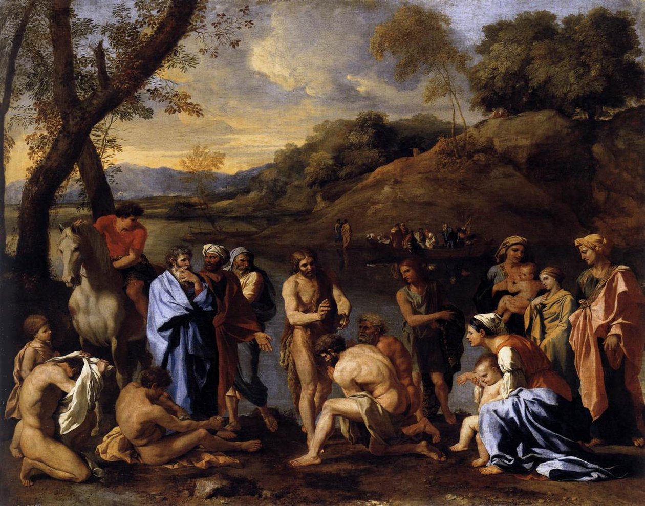 Saint Jean-Baptiste baptise le peuple - Nicolas Poussin