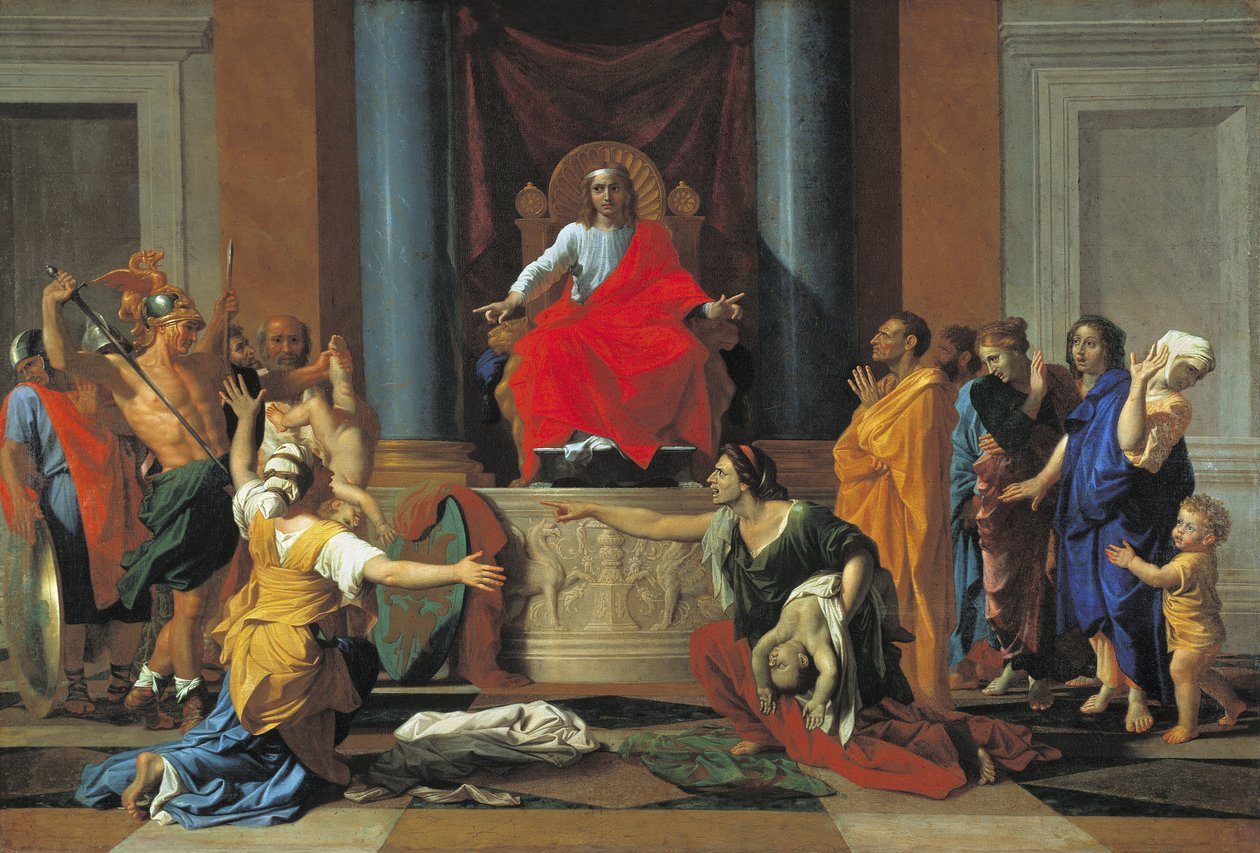 Le Jugement de Salomon, 1649 - Nicolas Poussin