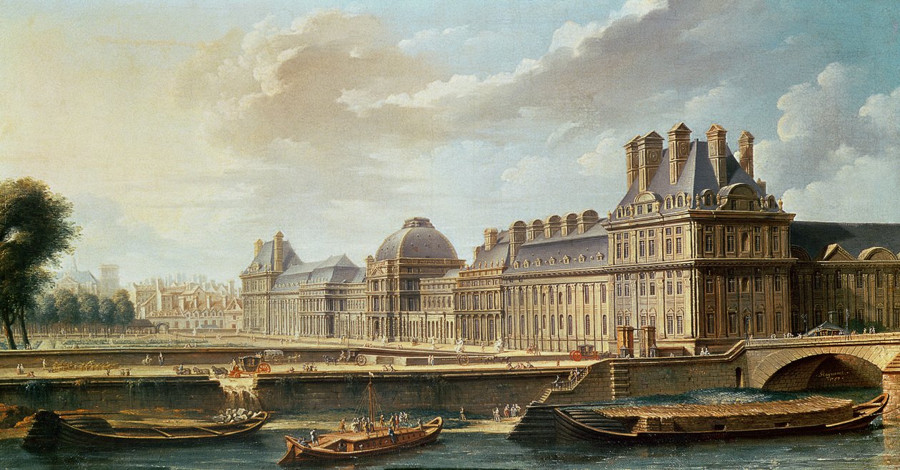 Le palais et le jardin des Tuileries, 1757 - Nicolas Raguenet