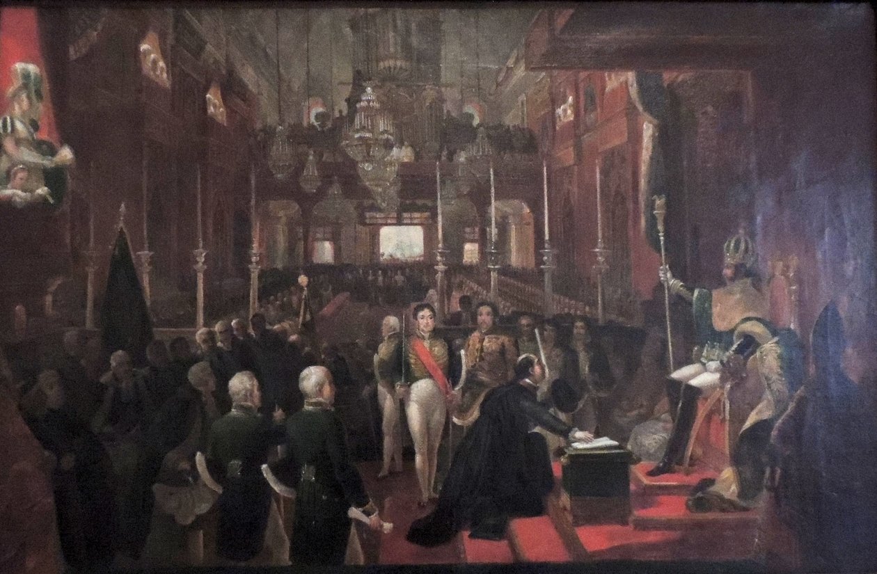 Étude pour la consécration de Dom Pedro I - Nicolas Antoine Taunay