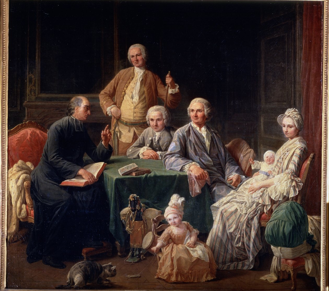 Portrait de la famille Leroy - Nicolas Bernard Lepicie