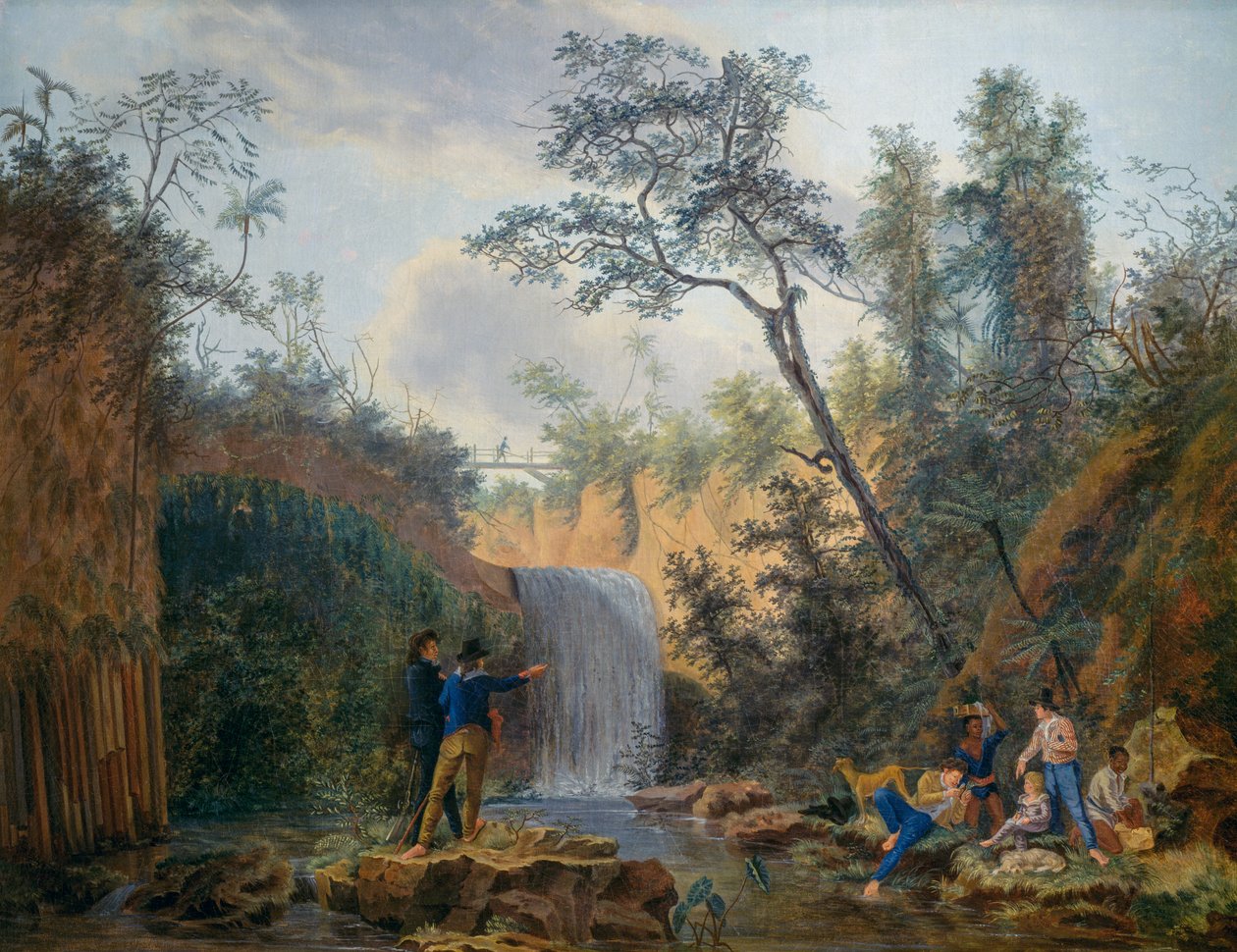 Expédition botanique française en Amérique, huile sur toile par Nicolas-Didier Boguet (1755-1839) - Nicolas Didier Boguet