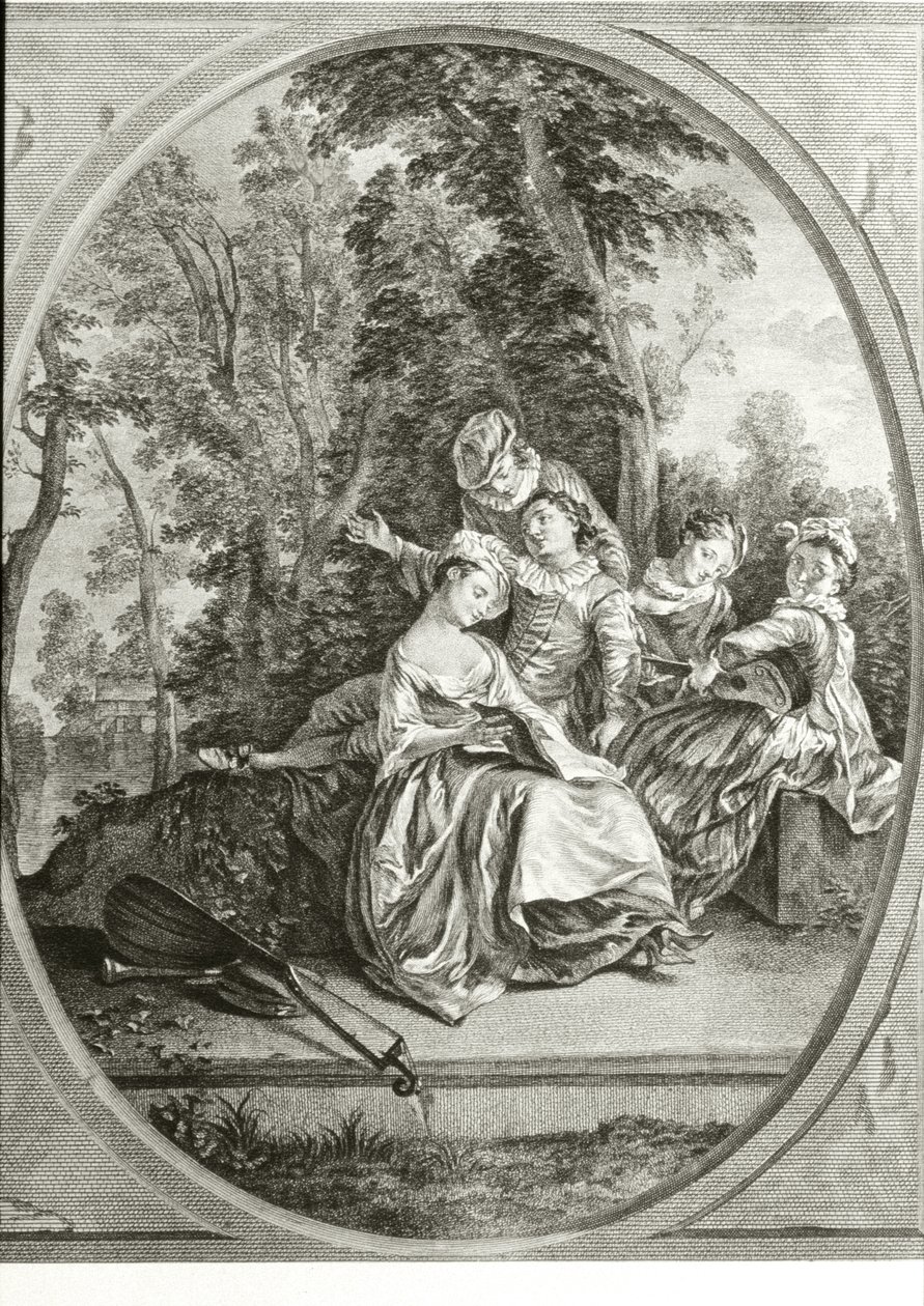 Classe de musique - Nicolas (after) Lancret