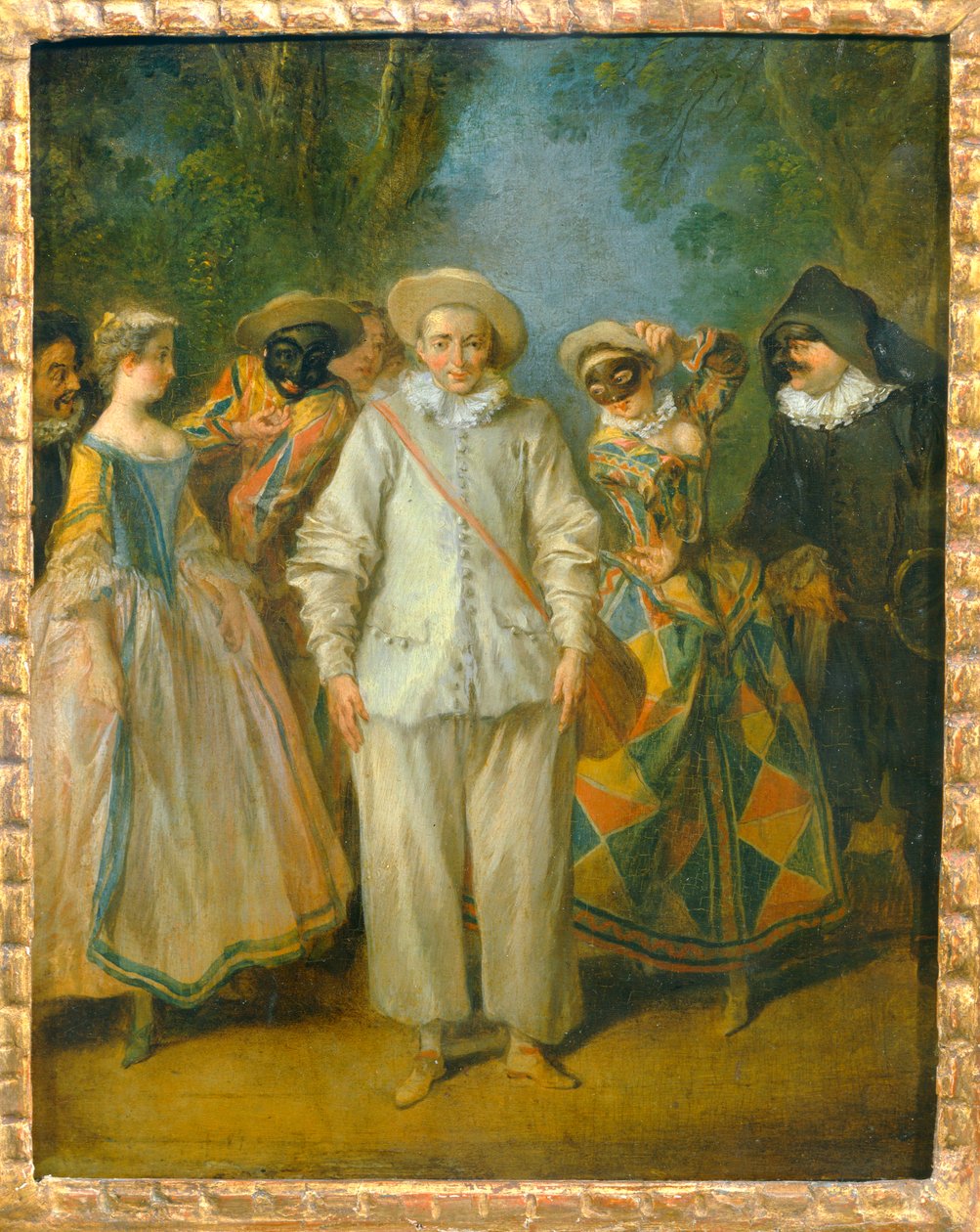 Les acteurs de la Comedie italienne - The actors of the Italian Comedy ... - Nicolas (attr. to) Lancret