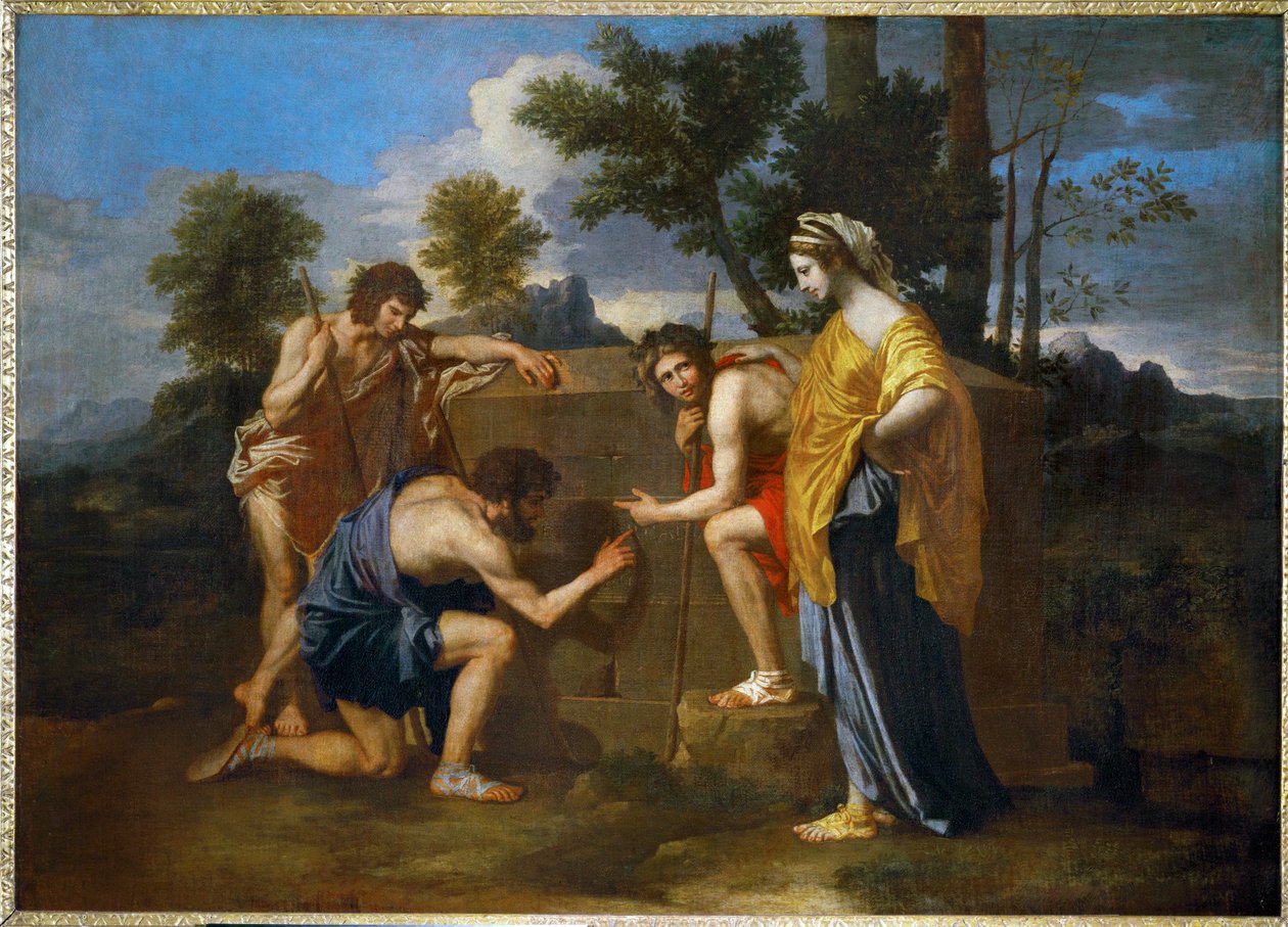 Les bergers arcadiens ... - Nicolas (attr.to) Poussin