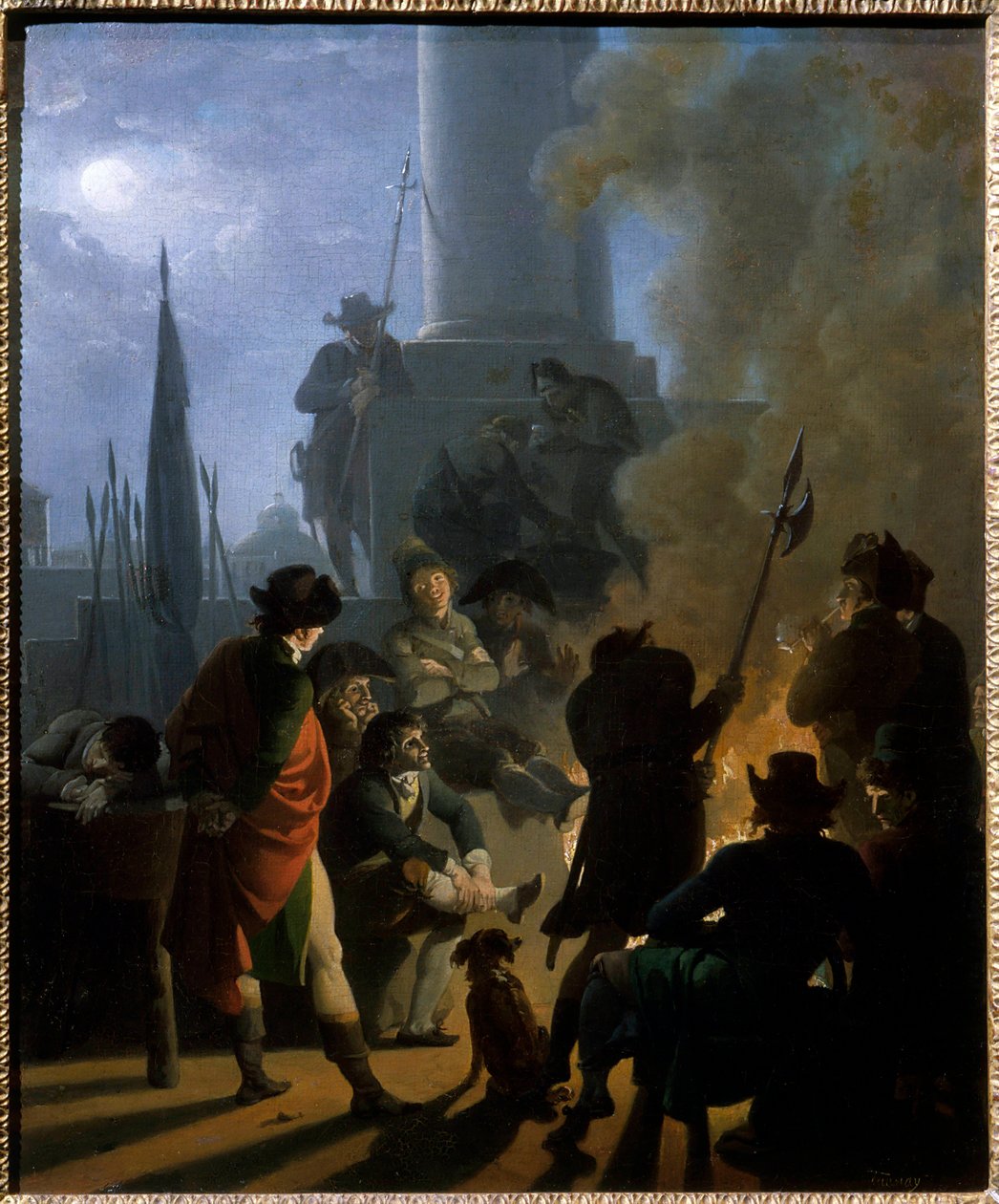 Un bivouac révolutionnaire en 1789 - Nicolas Antoine Taunay