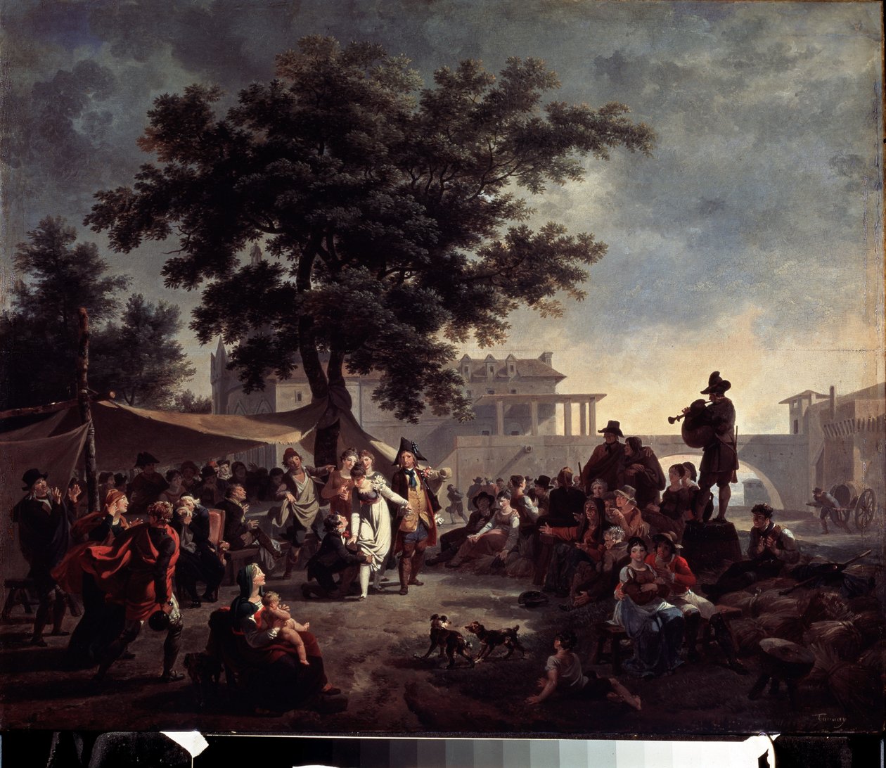 Noce rustique à la campagne - Nicolas Antoine Taunay