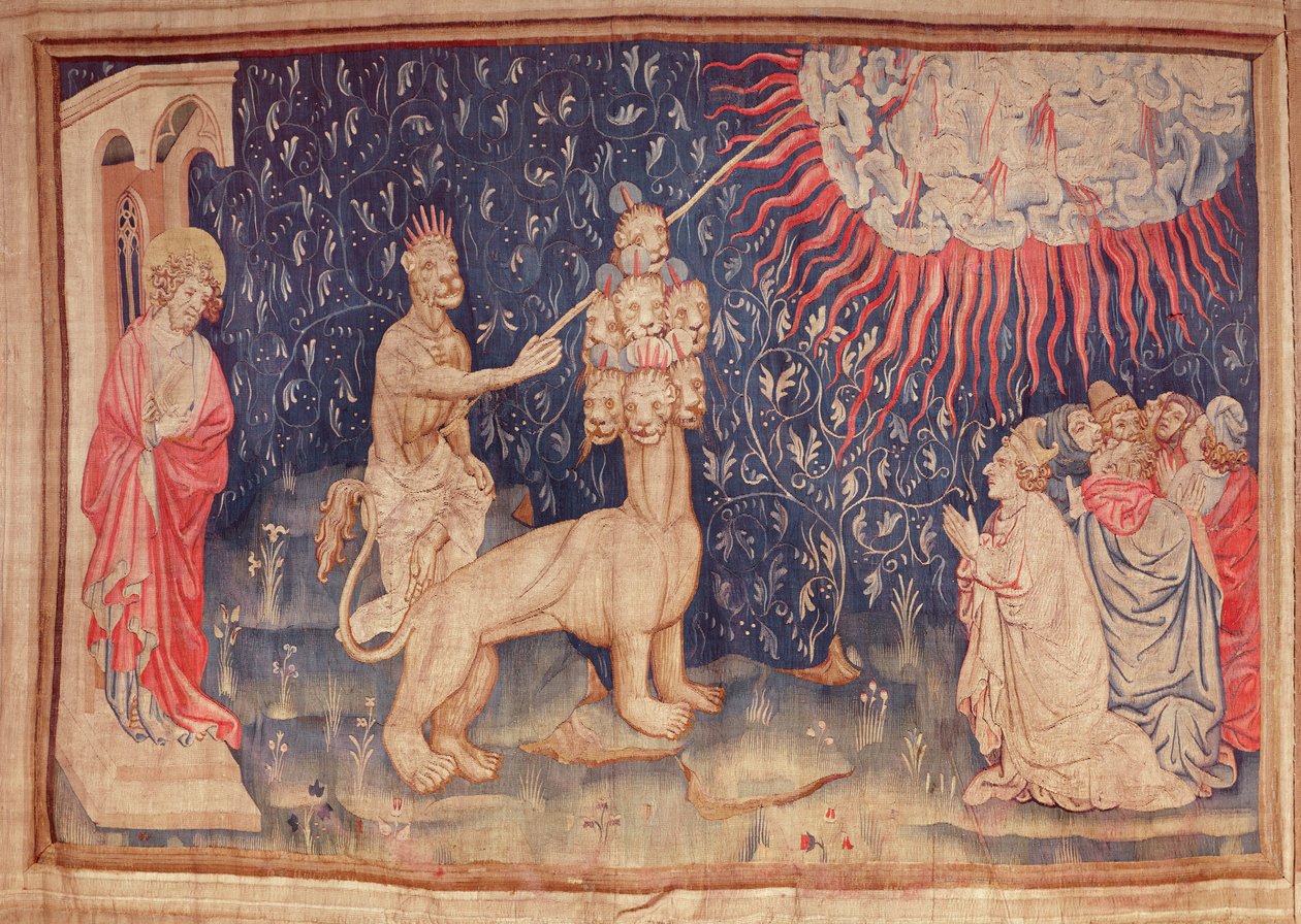 La Bête de la Terre fait tomber le feu du ciel, de la Tapisserie de l
