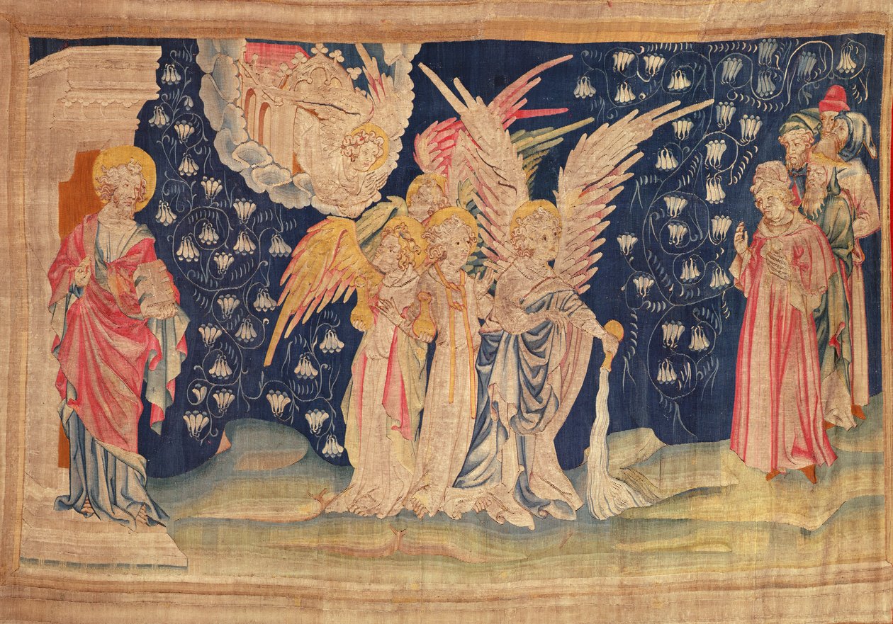La première fiole versée sur la terre, de la Tapisserie de l