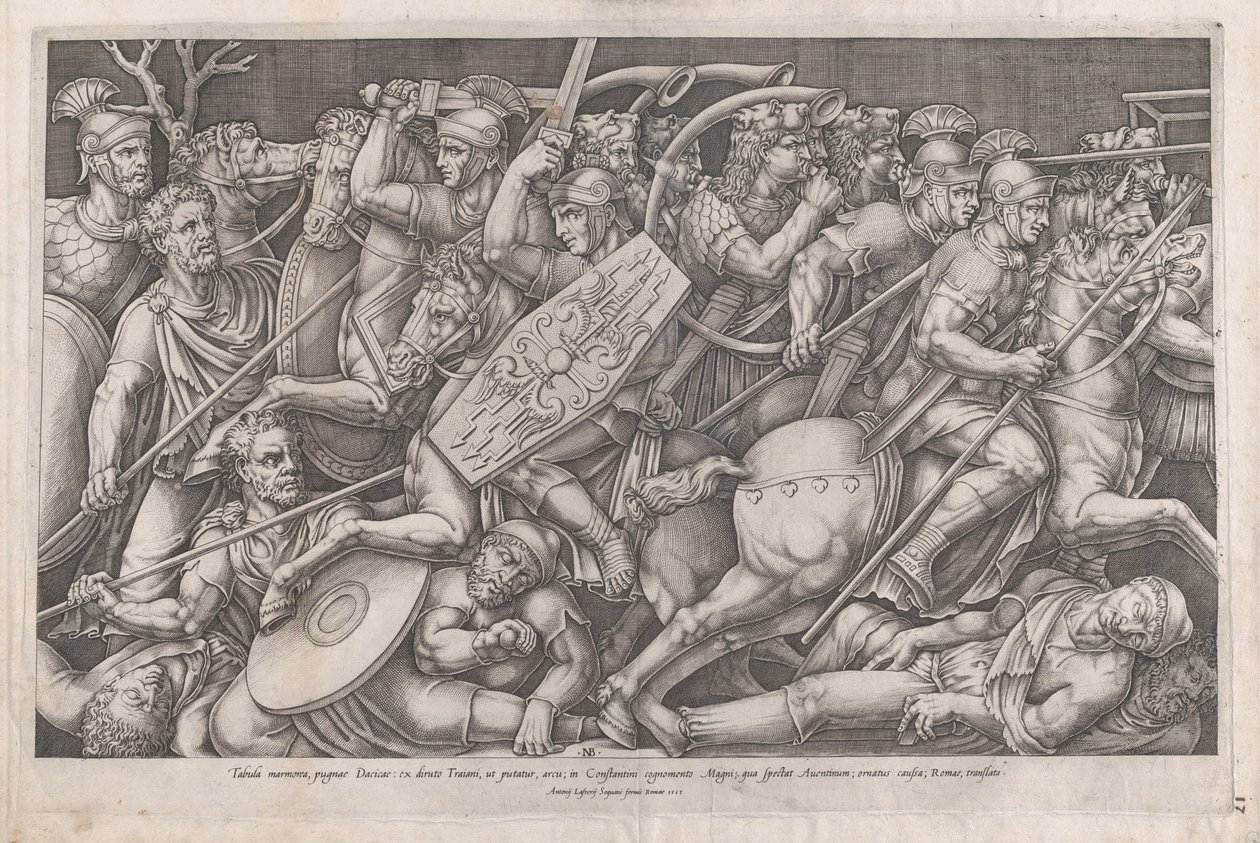 Speculum Romanae Magnificentiae : Guerre de Daican, 1553 - Nicolas Beatrizet
