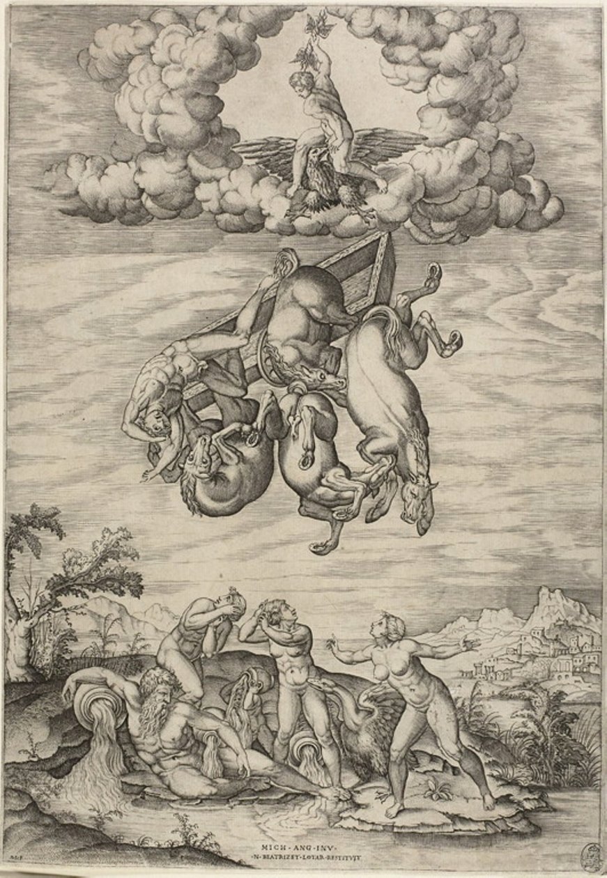 La Chute de Phaéton - Nicolas Beatrizet
