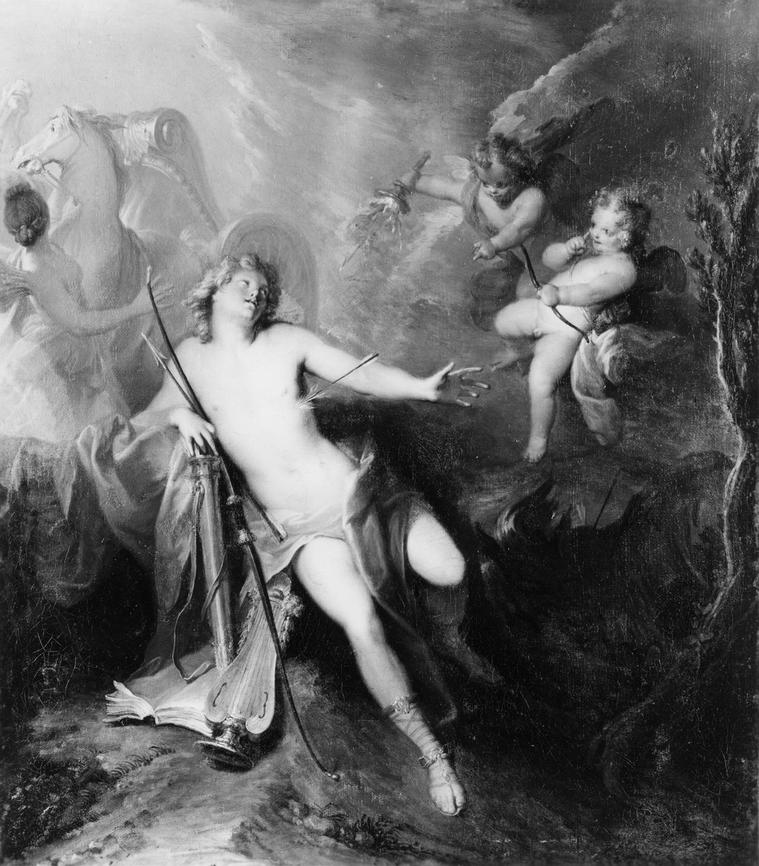 Apollon percé par la flèche de l