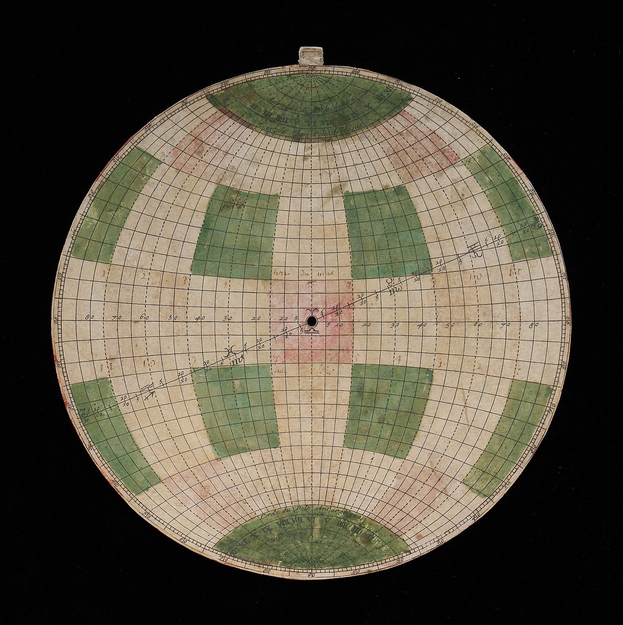 Astrolabe, détail d