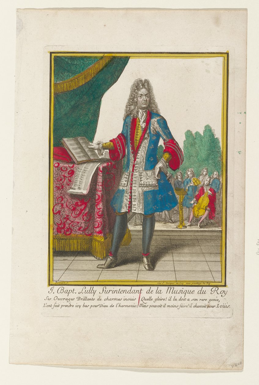 J. Baptiste Lully, Oberaufseher der Musik des Königs - Nicolas Bonnart