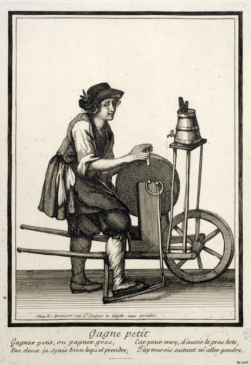 Le rémouleur - Nicolas Bonnart