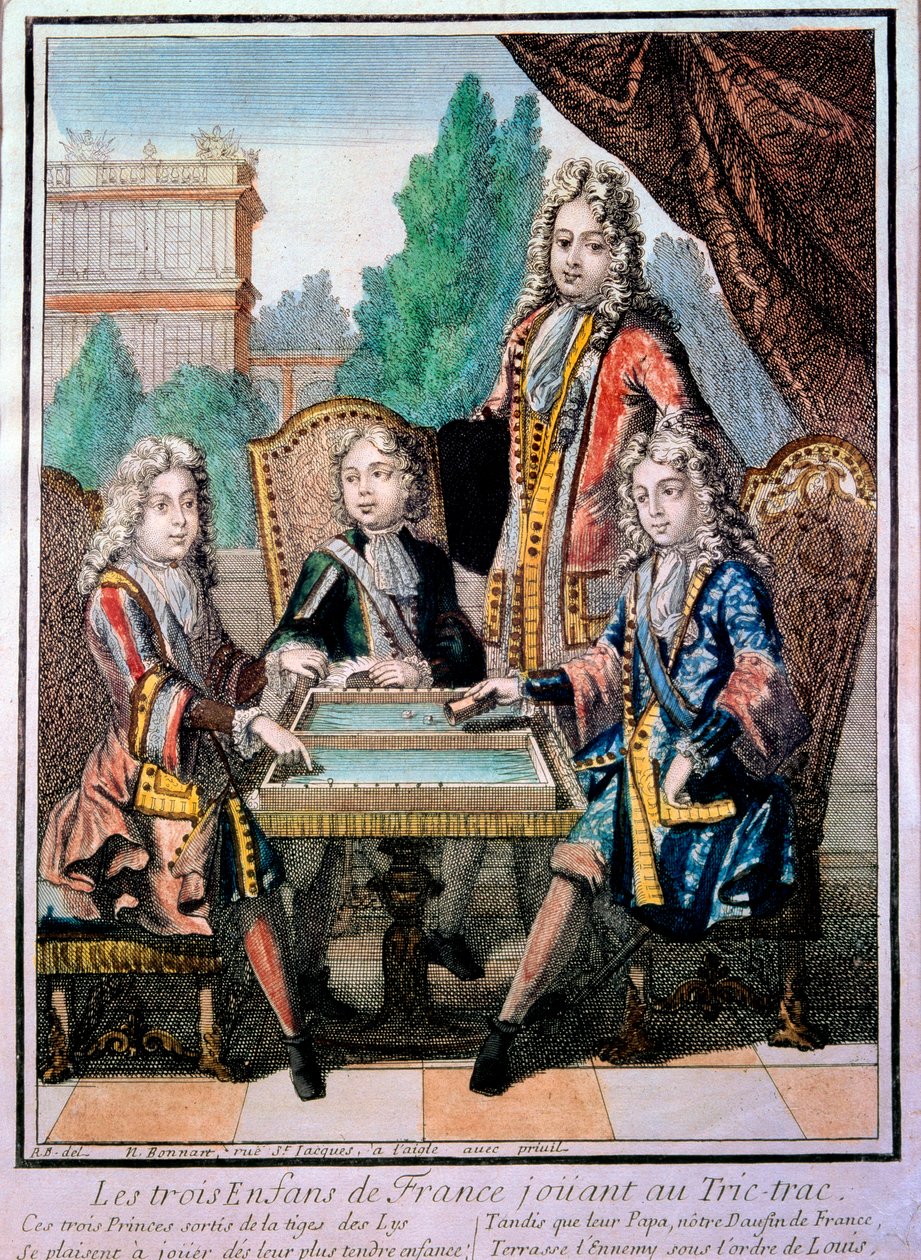 Les petits-enfants de Louis XIV (1638-1715), Louis Duc de Bourgogne (d. 1712), Philippe, Duc d