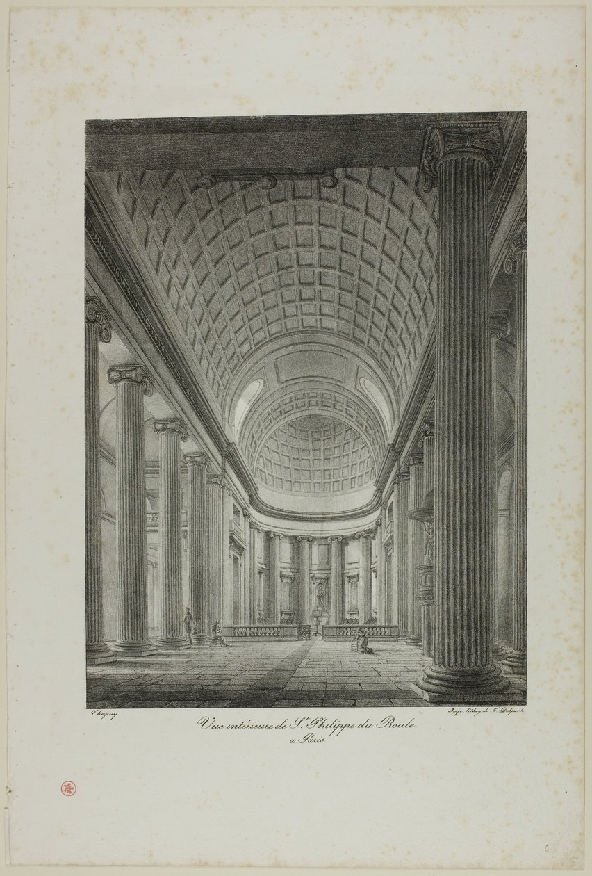 Vue intérieure de St. Philippe du Roule, Paris - Nicolas Chapuy