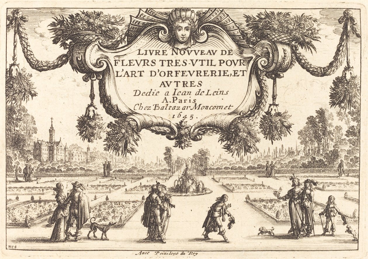 Page de Titre - Nicolas Cochin after Balthasar Moncornet