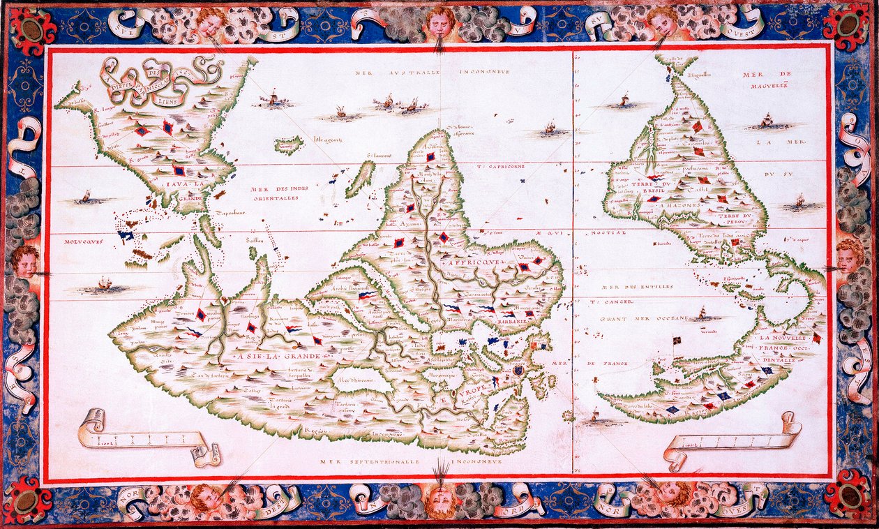 Carte du monde - Nicolas Desliens