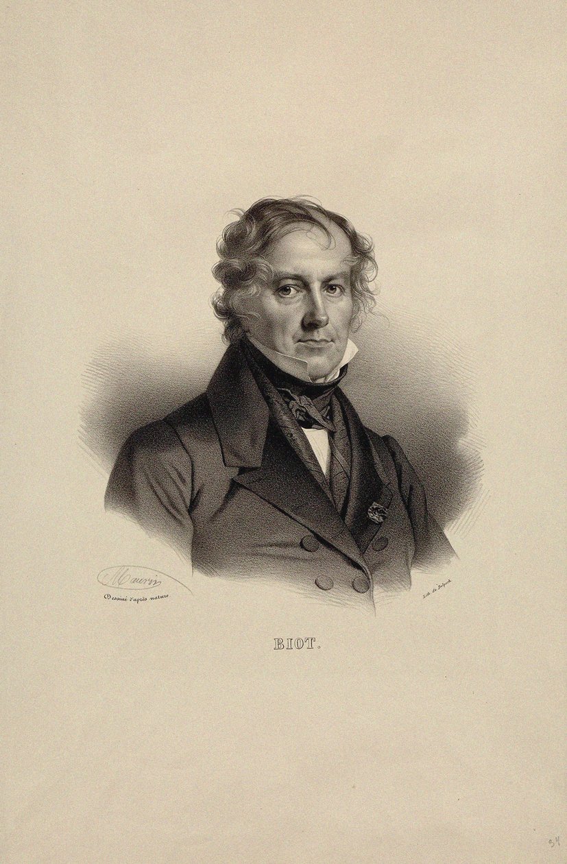 Portrait de Jean Baptiste Biot 1774-1862 - Nicolas Eustache Maurin