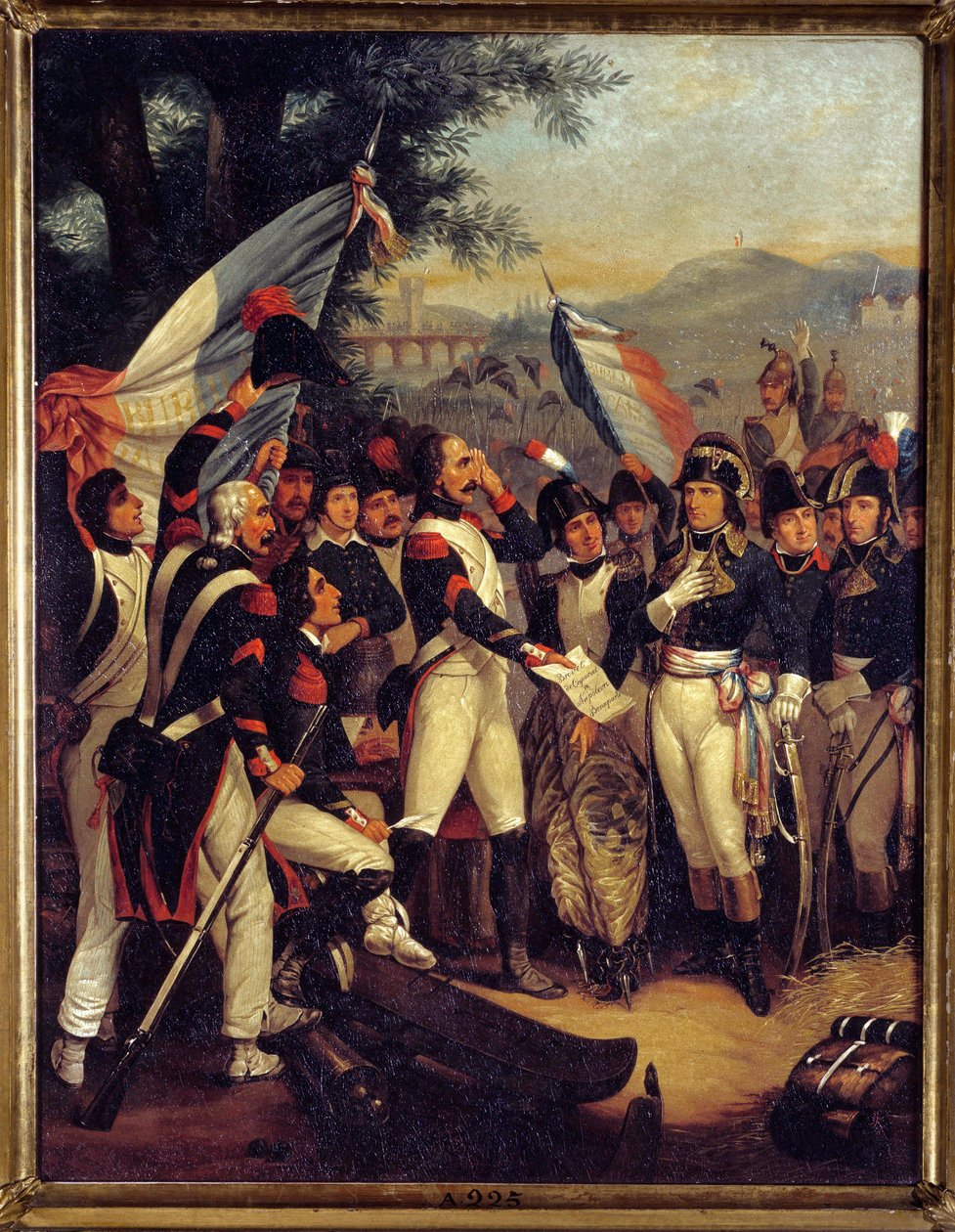 Le certificat de caporal à Lodi - Nicolas Eustache Morin