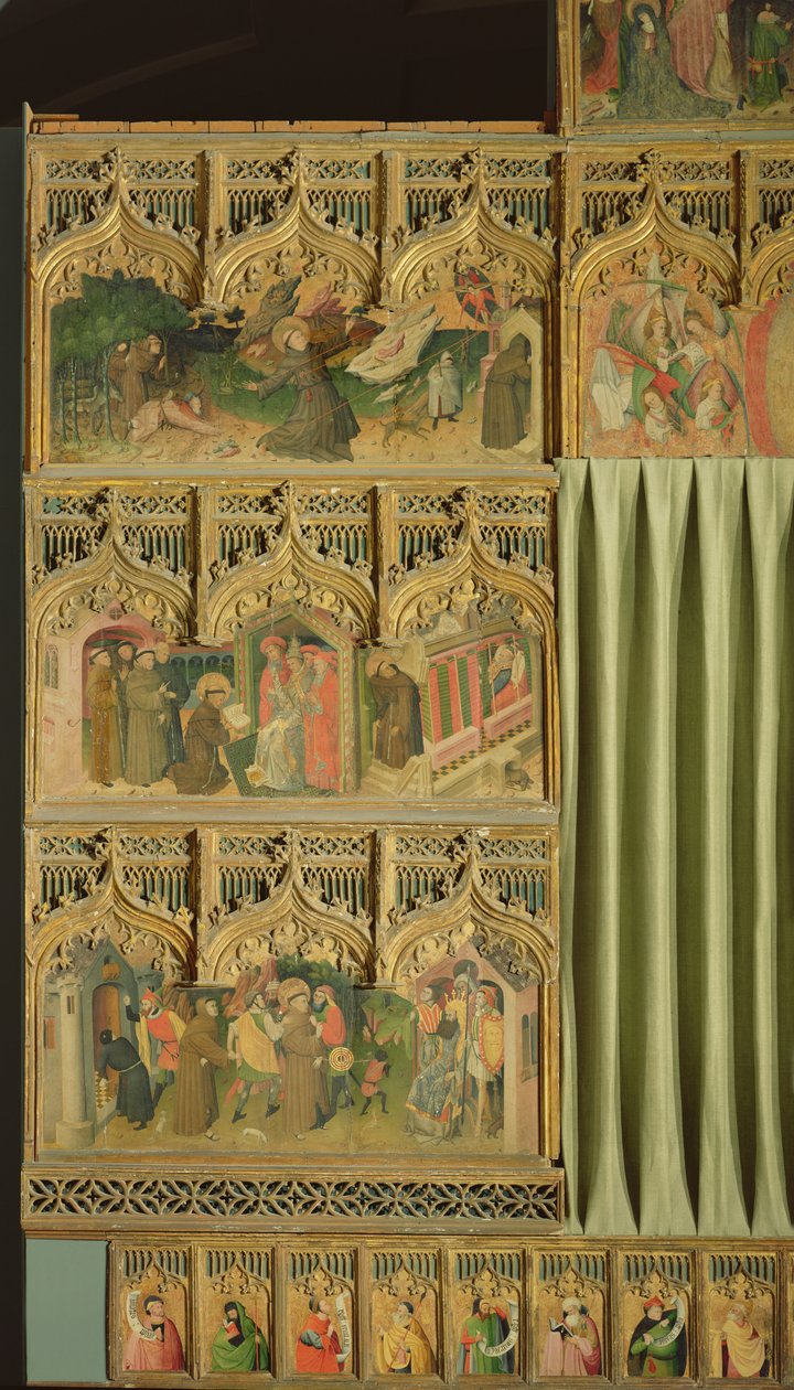 Rétable de la vie de la Vierge et de Saint François d