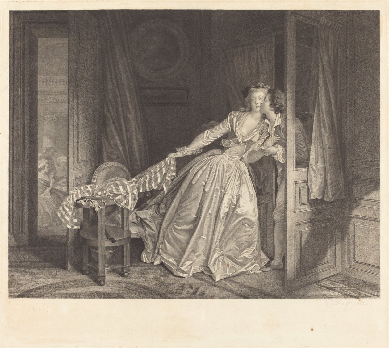 Le Baiser à la dérobée - Nicolas Francois Regnault