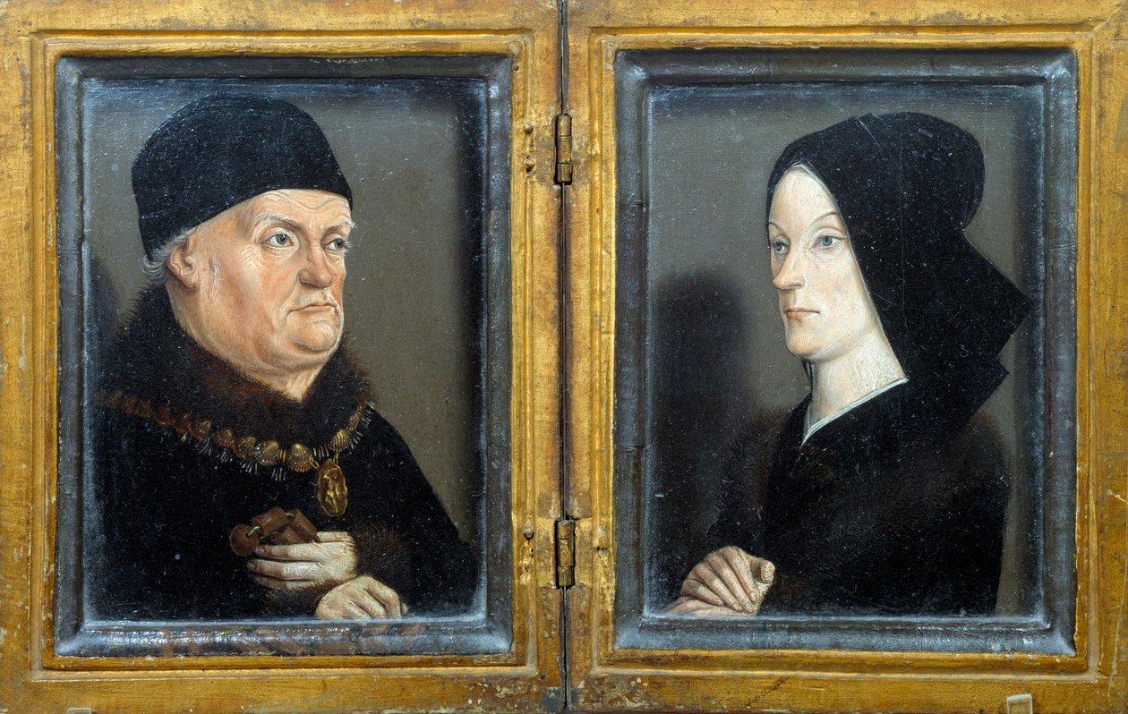 Diptyque de Matheron : portraits de René, Duc d