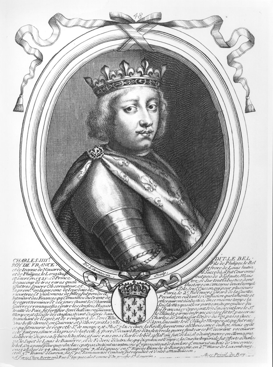 Charles IV (1294-1328) le Bel, roi de France et de Navarre, de 
