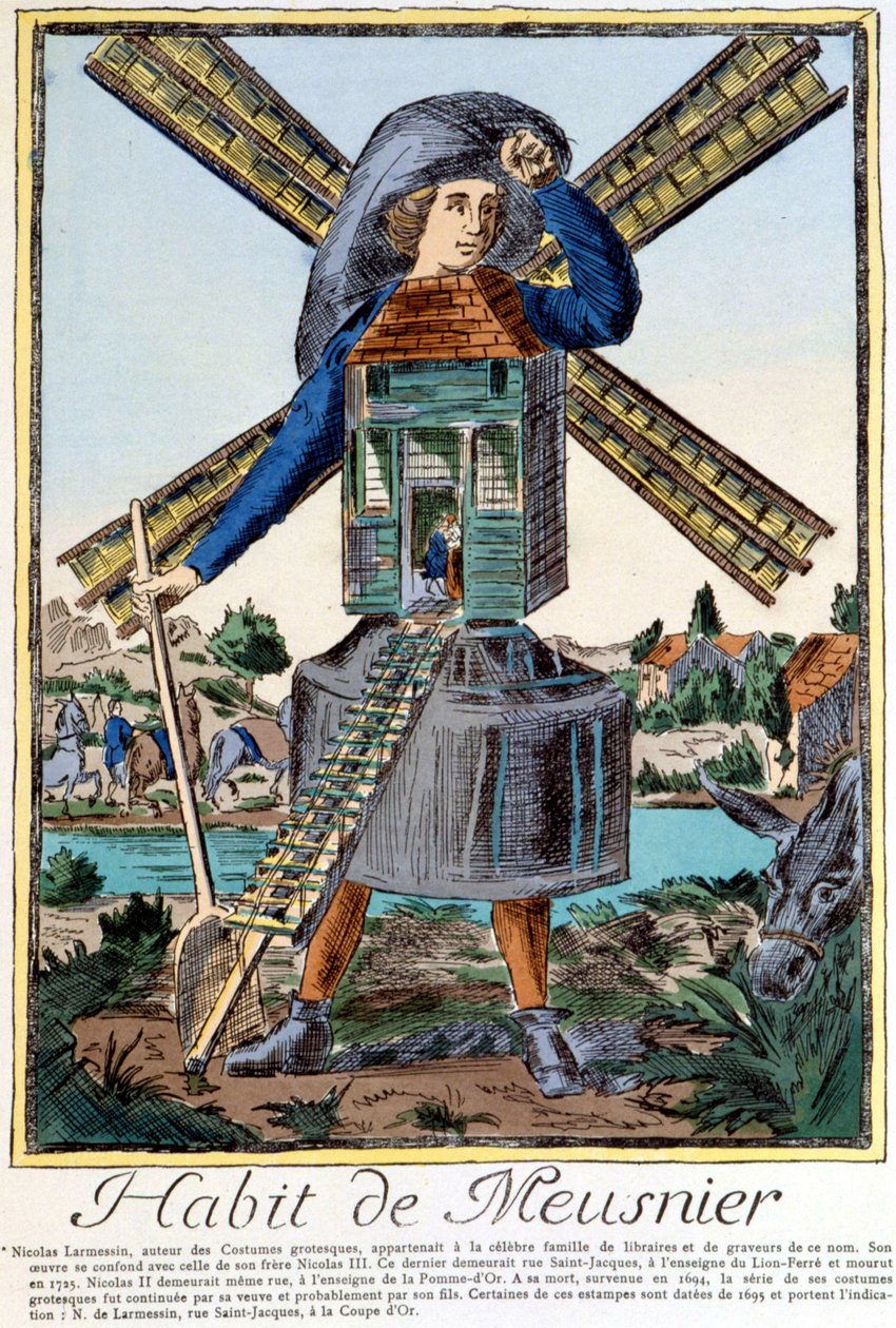 Habit de Meunier - gravure par Nicolas Larmessin - Nicolas II de Larmessin