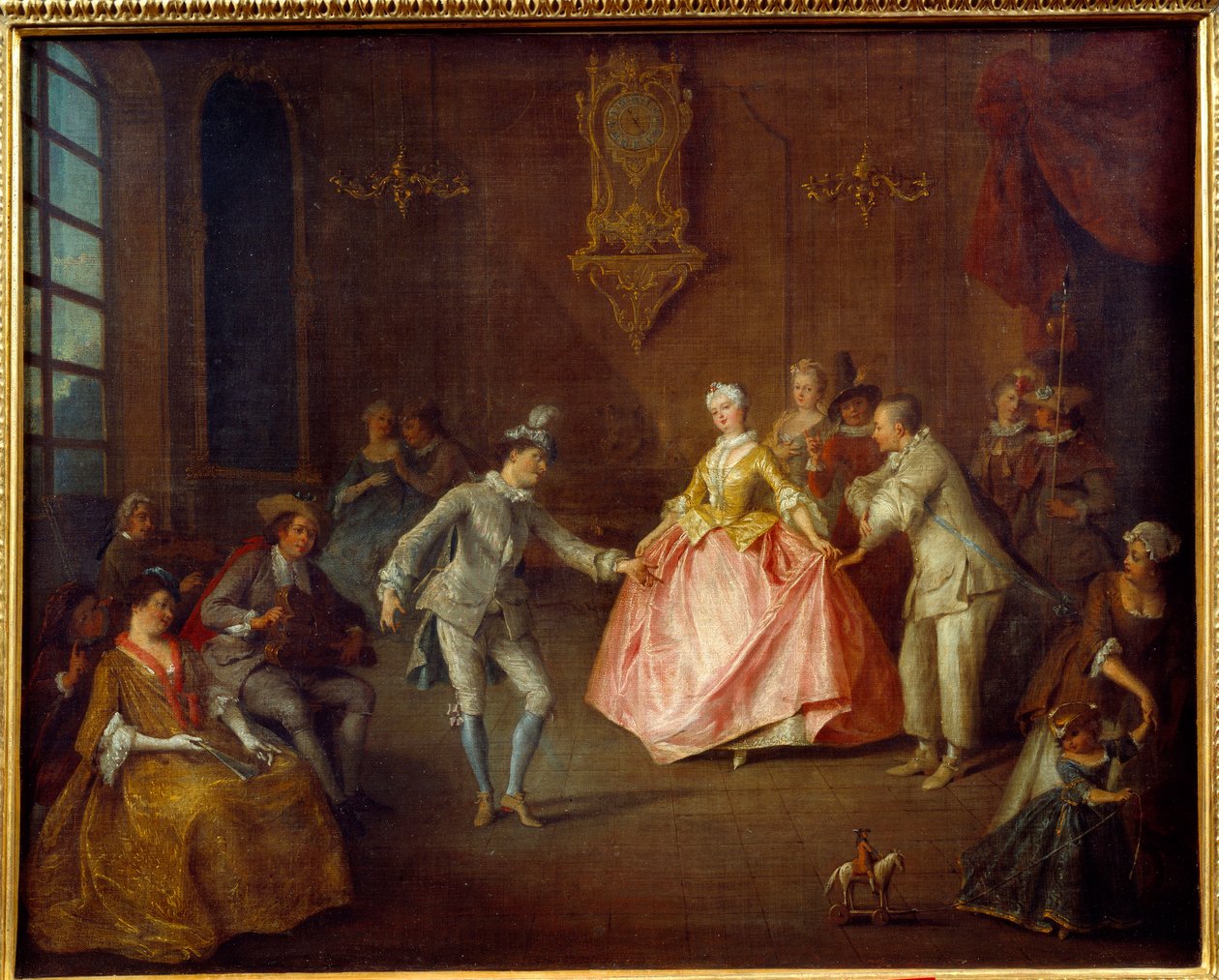 Avant le bal costumé. Peinture de Nicolas Lancret (1690-1743) - Nicolas Lancret