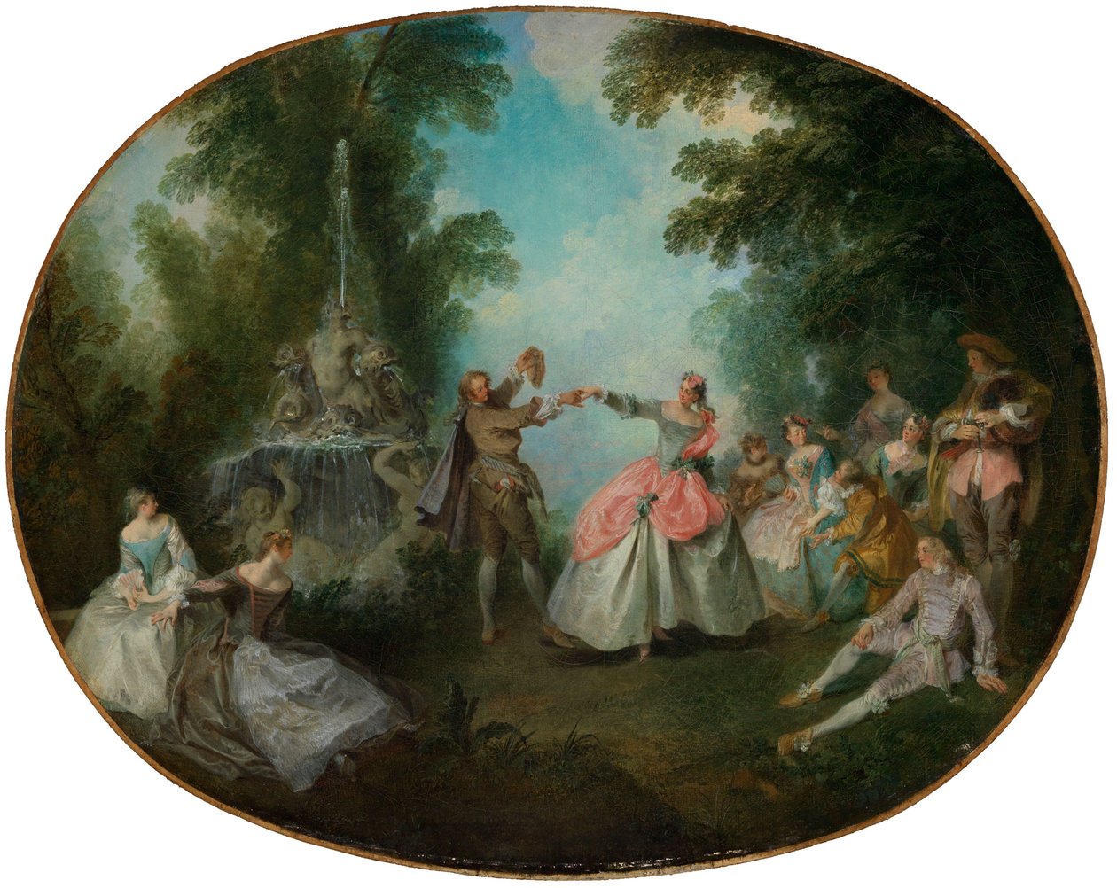 Le menuet - Nicolas Lancret