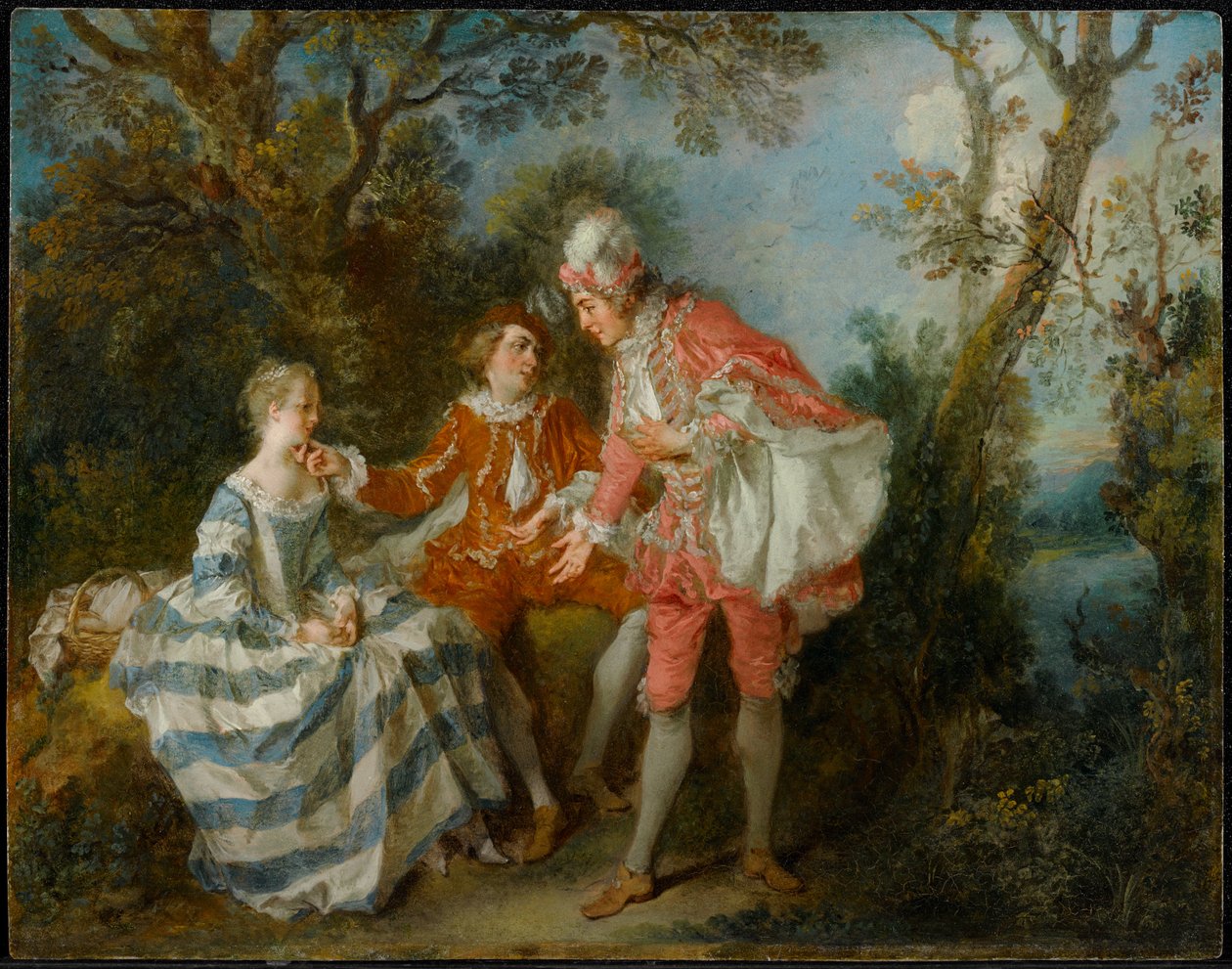 Deux amis - Nicolas Lancret