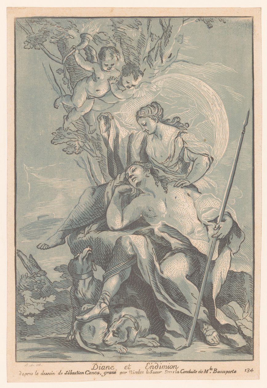 Diane et Endymion (Cabinet Crozat, Recueil d