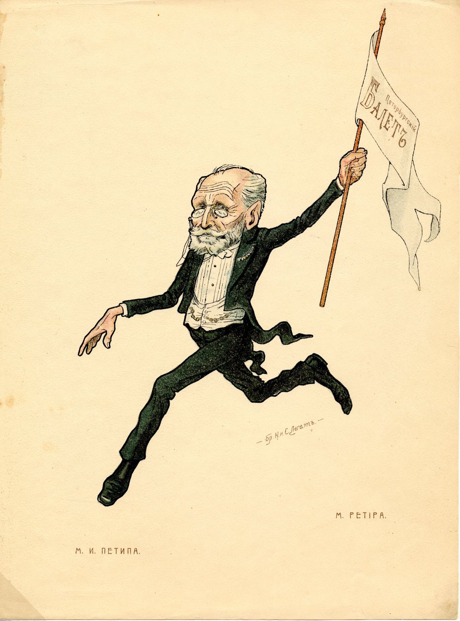 Portrait de Marius Petipa, danseur et choregraphe francais - Nicolas Legat